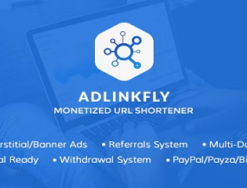 AdLinkFly php Script is Monetized URL Shortener. Earn money