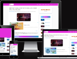 Start Your Lyrics Blog Today with Our Adsense Friendly Design